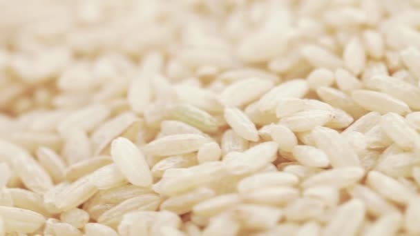 Barna rizs ömlesztve — Stock videók