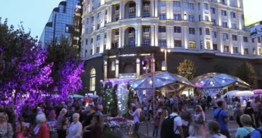 Moskova şehir akşam günün