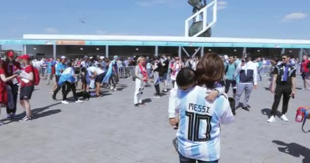 阿根廷足球迷 — 图库视频影像