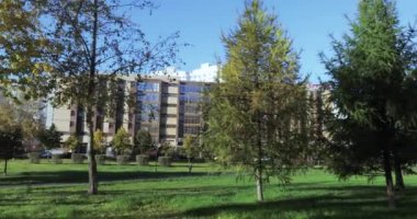 Gevşeme ve çim için park alanı