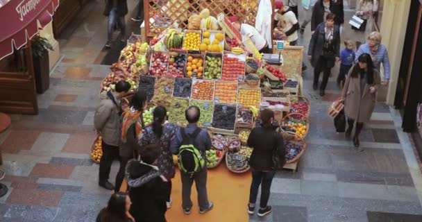 Festival de Otoño en GUM "Otoño de Oro " — Vídeo de stock