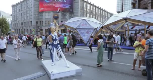 День Москви 2018 — стокове відео