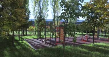 Spor alanında şafak