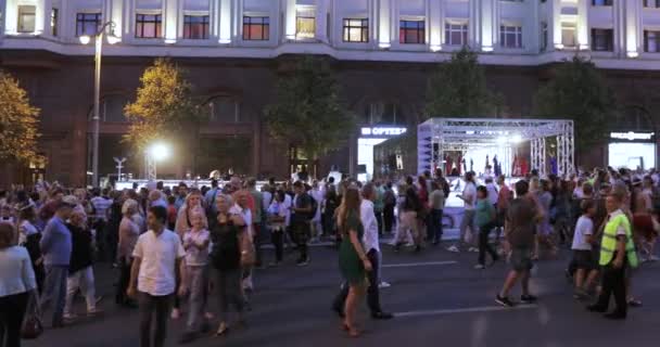 Giorno della città di sera Di Mosca — Video Stock