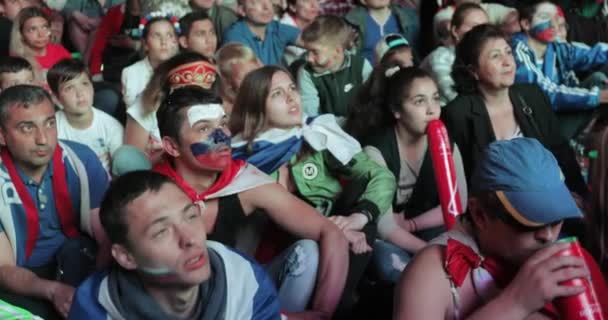 Festival de fãs da FIFA em Sparrow Hills — Vídeo de Stock