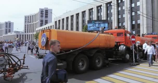 Reunião acordada contra o tipo de levantamento — Vídeo de Stock