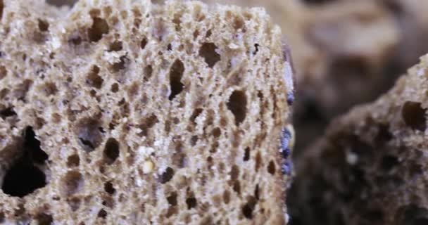 Galletas de pan de centeno — Vídeos de Stock