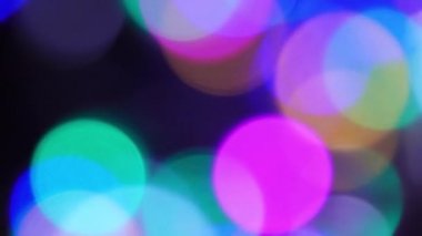 Bokeh dönen daireler