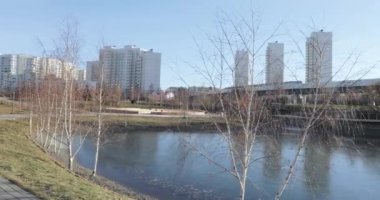 Art arda sıralı gölet Park