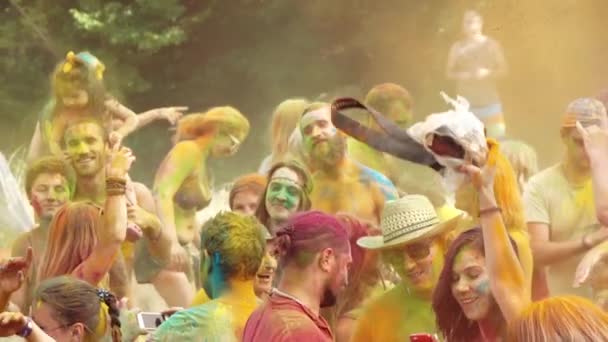 Festiwal Holi Colors — Wideo stockowe