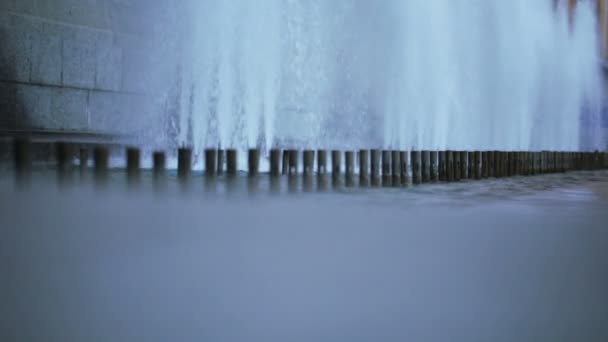 床噴水ストリーム — ストック動画