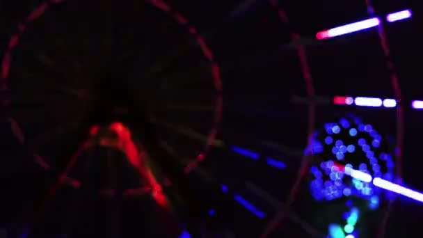Ferris roue nuit — Video