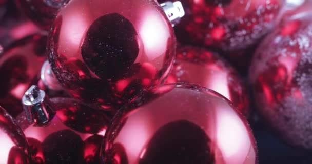 Alla rinfusa palle di Natale — Video Stock