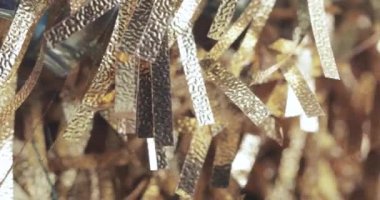 Bokeh Noel tinsel