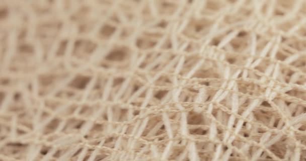 Texturen av den mesh tyg — Stockvideo