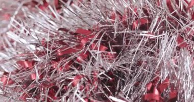 Yeni yıl yağmur dökme ve tinsel