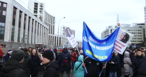Rally for the freedom of the Internet — Stock Video