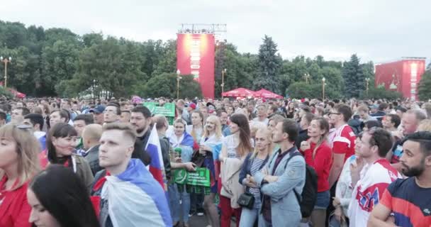 Festival de fãs da FIFA em Sparrow Hills — Vídeo de Stock