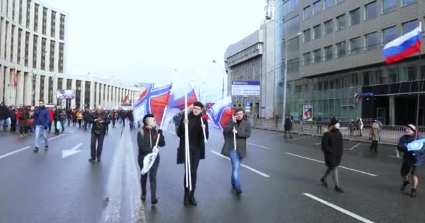 Rally for the freedom of the Internet — Stock Video