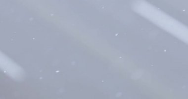 yolda kar yağışı