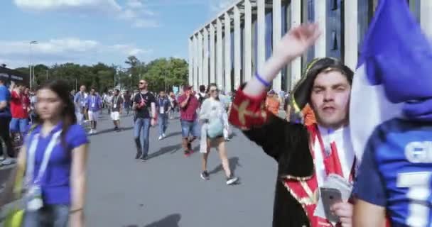 Futbolistas de Francia — Vídeo de stock