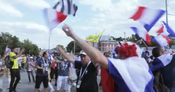 Muzyków przed kokoshnik meczu — Wideo stockowe