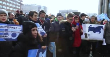 Internet özgürlüğü için miting