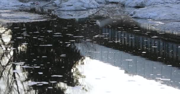 融化的冰雪 — 图库视频影像