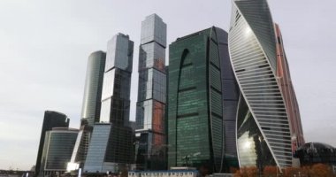 Moscow City gökdelen görünümünü
