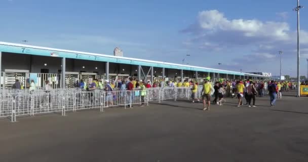 Tifosi di calcio della Serbia — Video Stock