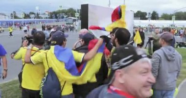 Futbol taraftarları Kolombiya