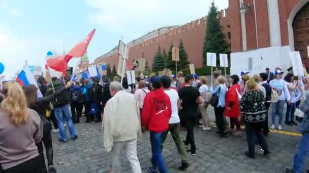 A marcha "O Regimento Imortal " — Vídeo de Stock