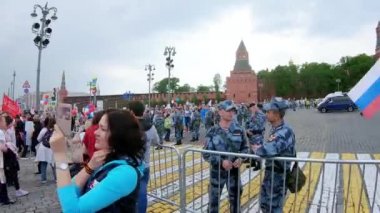 Olayda polis kordonu