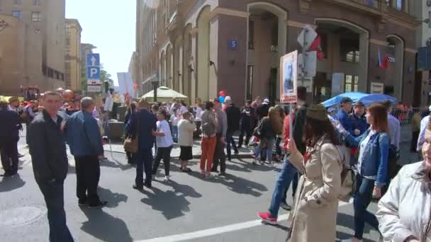 A marcha "O Regimento Imortal " — Vídeo de Stock