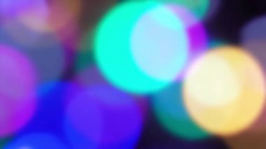 Bokeh dönen daireler