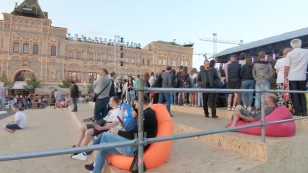 Boek Festival op het Rode plein — Stockvideo