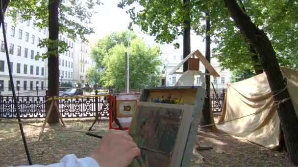 Op festival tijden en tijdvakken — Stockvideo