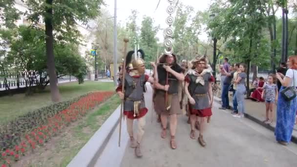 克里米亚军团的游行 — 图库视频影像