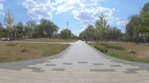 Ακαδημαϊκό πάρκο στη Μόσχα — Αρχείο Βίντεο