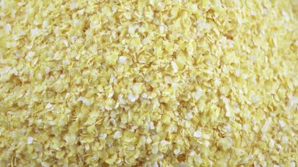 Corn flakes wholegrain — Stock Video