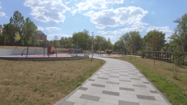 Academisch Park in Moskou — Stockvideo