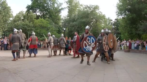 Esquadrão militar russo — Vídeo de Stock