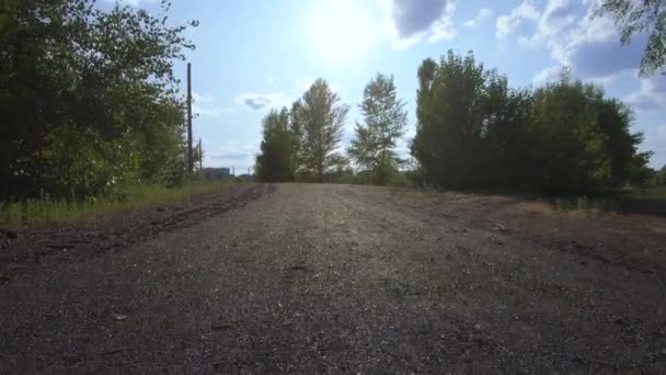 Estrada de cinzas e escórias — Vídeo de Stock