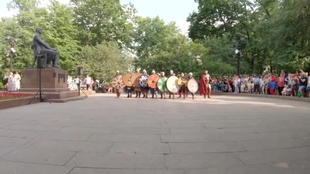 Російський військовий загін — стокове відео