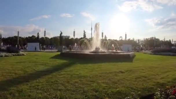 Pessoas no parque VDNH — Vídeo de Stock