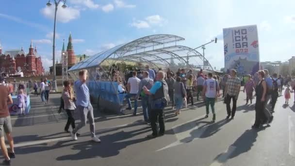 File d'attente à la piscine pour SUP et descente à la piste de la pompe — Video