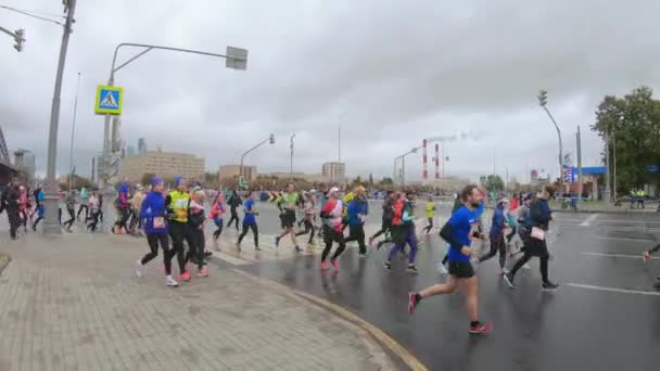 Absolutny maraton moskiewski — Wideo stockowe