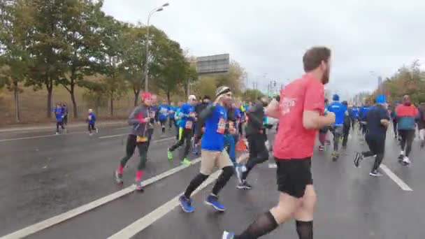 Maratón absoluto de Moscú — Vídeos de Stock