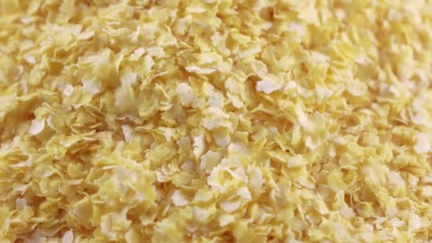 Volkoren cornflakes — Stockvideo