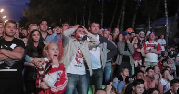 Festival de fans de FIFA en Sparrow Hills — Vídeo de stock